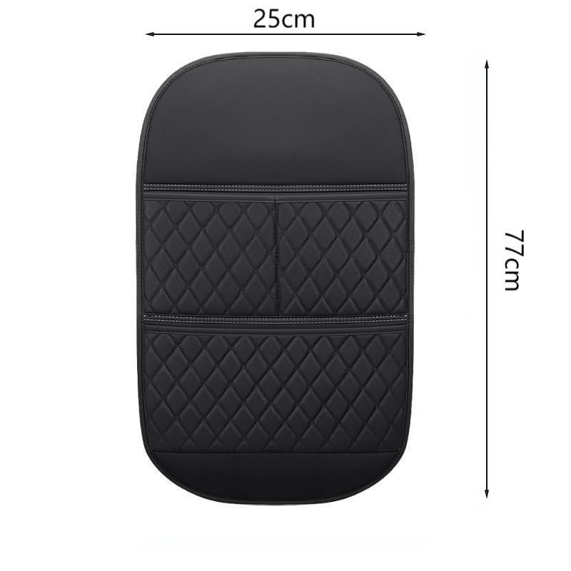 Premium Business Car Seat Backseat Leather Organiser Large 1pc, Waterproof & Stain Resistant Kickstand Backseat Protectors