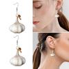 Cute Duck Dangle Earrings Accessory Eye Catching Ear Hook with Dangle Duck Charm