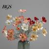 Artificial Flower Waterproof Realistic Silk Fabric Plant Daisies for Home Decor Plastic