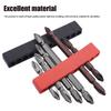 4Pcs 10/12 Holes Screwdriver Bit Holder Soft Rubber Organizer 1/4 Inch Hex Screwdriver Head Drill Bit Stand Case Power Tool