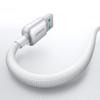 Kabel Przewód W Oplocie USB-A - USB-C 66W 1.2m - Biały