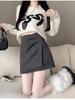 Women's High Waist Irregular Sequin Pleated A-line Skirt - Autumn/Winter 2025 Collection