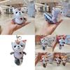 Adorable Plush Squirrel Keychain Cute Stuffed Animal Doll Gift Machine Toy