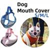 Soft Mesh Dog Mouth Cover Breathable Mesh Bulldog Mouth Mask Pet Mouth Cover  Outdoor Activities