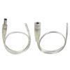 1M 20AWG 5A Transparent Male Female Jack DC Power Adapter Pigtail Cable 5.5x2.1mm Connector Extension Cord For LED Strip