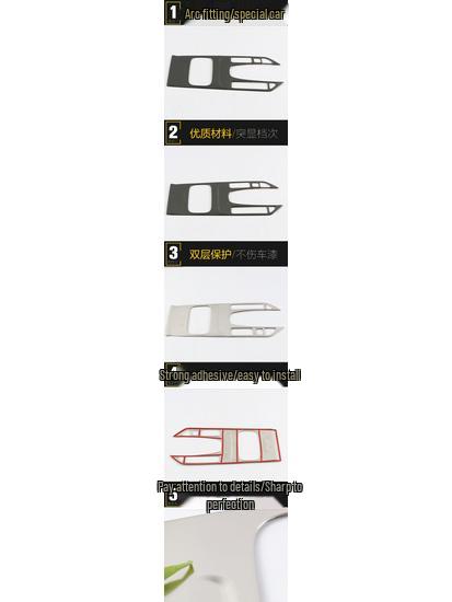 2020 GS4 Gear Shift Cup Panel Decorative Frame & Console Sticker