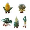 Veggie Plush Keychain White Cabbage Broccoli Corn And More