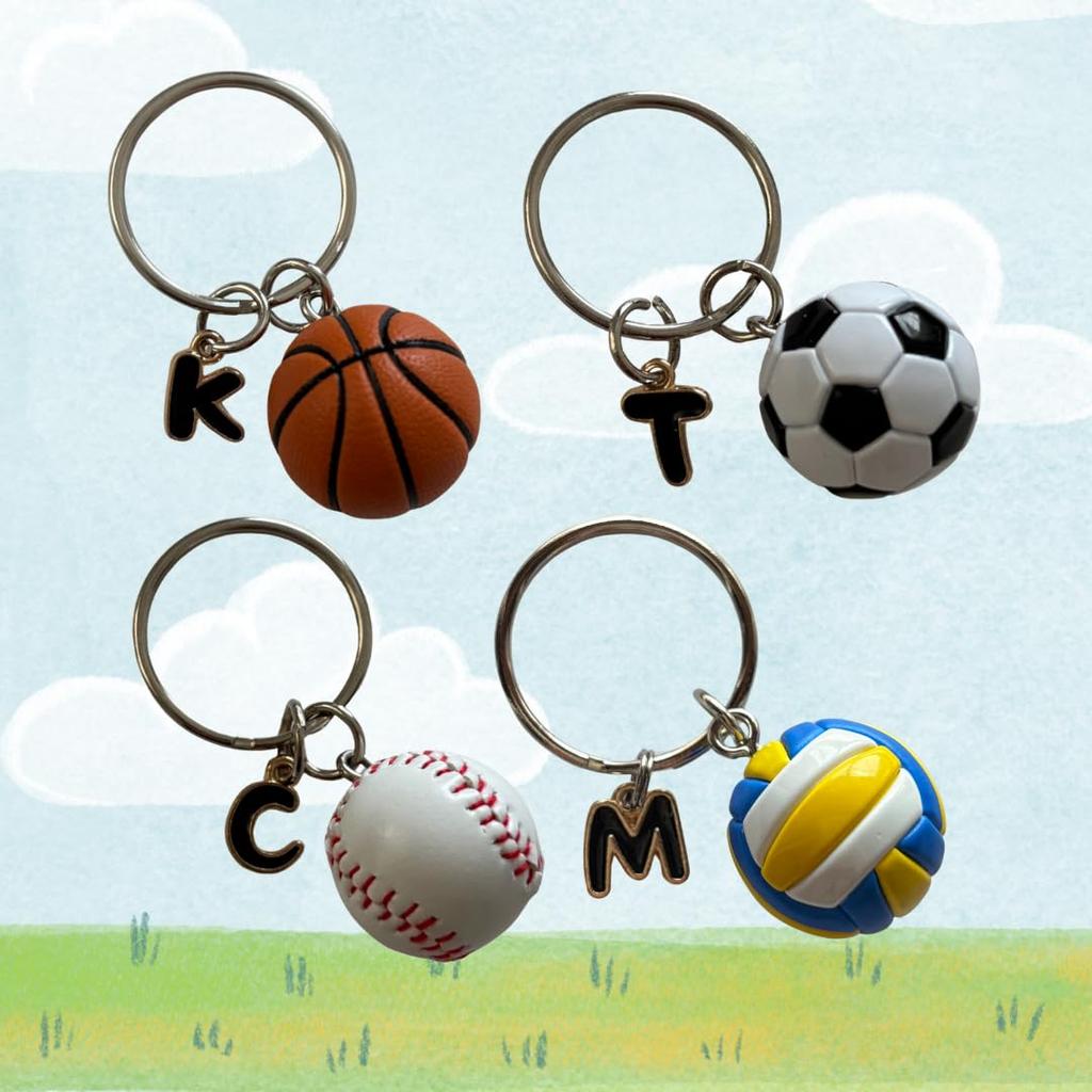 Volleyball Key Chain, Personalized Gift, Personalized Gift, Keepsake Gift, Matching Club, Team, O