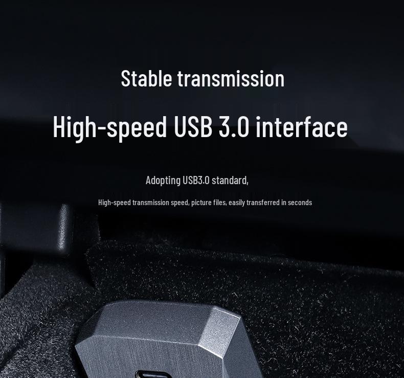 USB Hub Adapter for Tesla Model 3/Y Glove Box and Center Console Expansion