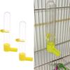 2Pcs Plastic Bird Feeder w/ Clip for Aviary Budgie Parrot Random Color