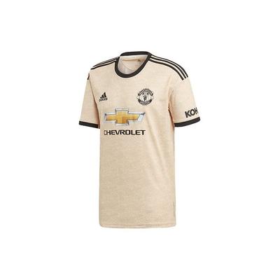 Manchester United Auswärts-Sport-Fußball-T-Shirt mit Rundhalsausschnitt und kurzen Ärmeln, Herren-Oberteile, Khaki, ED7388