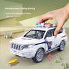 2026 Neu 1:32 Modellbauspielzeug Polizeiautos Legierung Tür zu öffnen Miniaturfahrzeuge Rückziehauto Spielzeug Kindertagsgeschenke Simulationsspielzeugmodelle