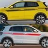 Car Waist Line Decor Sticker For Volkswagen-VW T-cross R line Racing Sport Stripes Honeycomb Graphic DIY Vinyl Decal Accessories