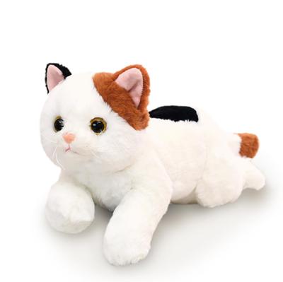 Calico Cat Stuffed Animal 50cm Cat Body Pillow Realistic Realistic Bedding Cute Soft Fluffy Squishy Stuffed Animal Cute Bedding Celebration Fluffy