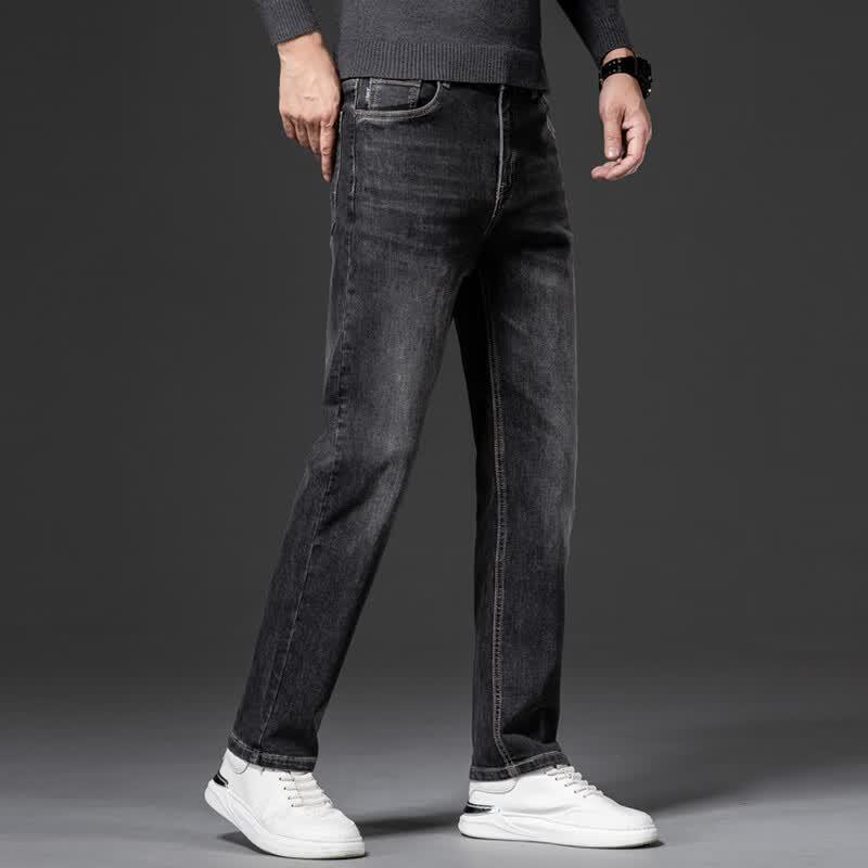 Tucano Men's High Waist Straight Fit Stretch Denim Jeans