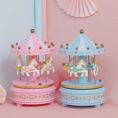 Exquisite Carousel Wind-Up Music Box: Perfect Valentine's or Birthday Gift for Girlfriend and Kids