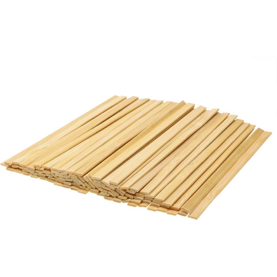 Mini Skater 5.4 Inch Bamboo Coffee Stirrers Eco Friendly Biodegradable Stir Sticks for Tea Hot Cold Beverages (100)