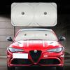 Protetor Solar para Para-brisa de Carro Viseira Escudo de Proteção UV Para Giulia Stelvio Giulietta 156 159 147 Mito Tonale Brera Disco