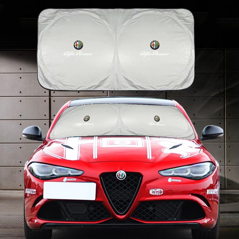 Osłona przeciwsłoneczna na przednią szybę samochodu Osłona UV do Alfa Romeo Giulia Stelvio Giulietta 156 159 147 Mito Tonale Brera Disco
