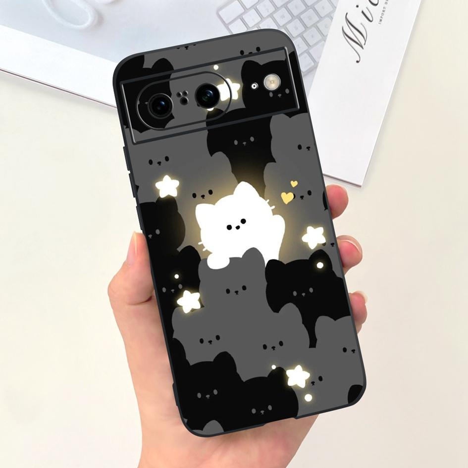 For Google Pixel 8 Pro Case GC3VE G1MNW Soft Silicone Rubber Protector Cover For Google Pixel 8 8A Bumper Pixel8 8Pro Phone Case