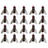 Artificial Fly Fishing Lures Set with Realistic Fly Shape Durable Fishing Baits for Freshwater and Saltwater Fishing Tackle Accessories