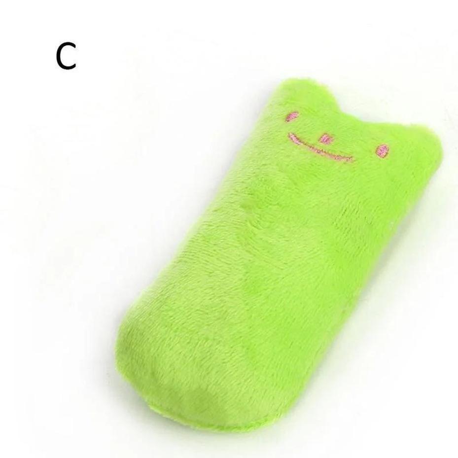 1 Pcs Pet Accessories Rustle Sound Catnip Toy Cats Products For Pets Cute Cat For Kitten Teeth Grinding Cat Plush Thumb Pillow