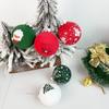 6CM Merry Christmas Balls Ornaments Xmas Tree Ball Hanging Pendant for Navidad New Year Home Party Decoration Festival Supplies