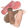 [i'm Meme Official Store] Multi Stick Best Trio  3-piece Set of Shading, Cheek, and Highlighter  Bliss Mauve, Light Cool Bronzer, and Champagne Gold