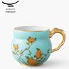 Yongfengyuan Madam Porcelain West Lake Blue Single Mug