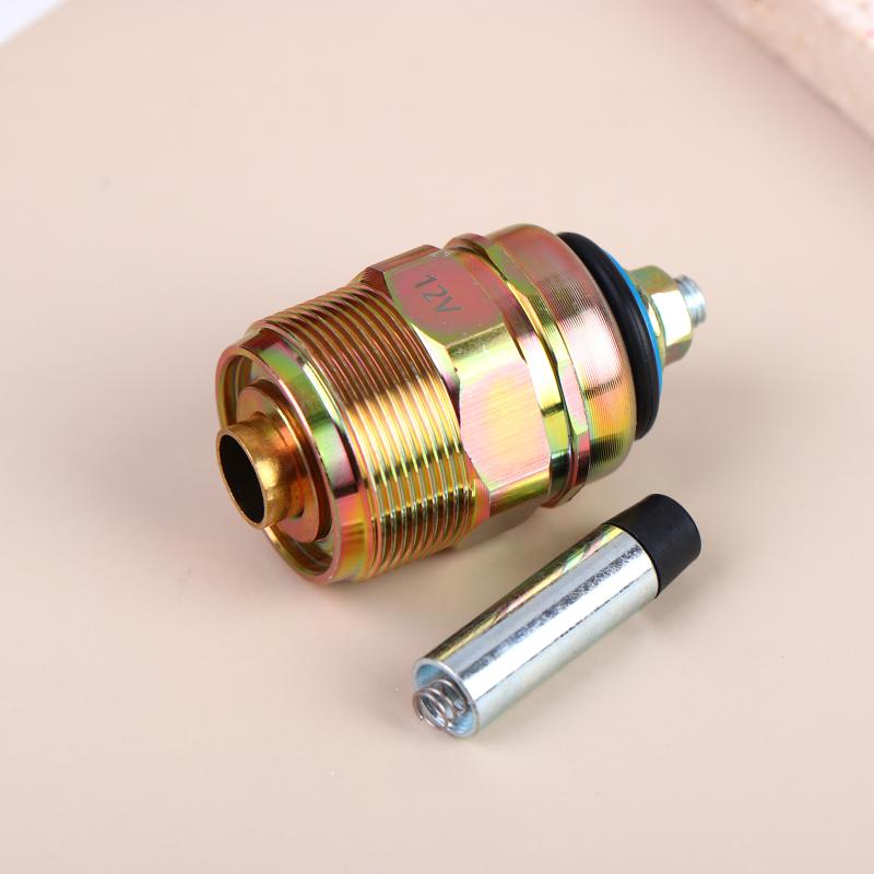 Injection Fuel Pump 12V Shut Off Solenoid Valve Compatible with 0330001015 0330001016 Fast Engine Stop Response