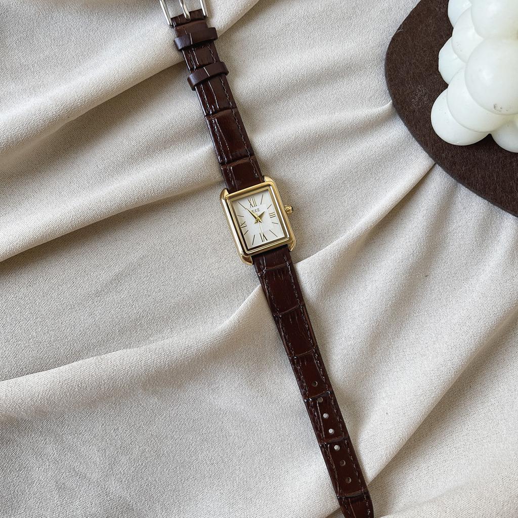 New Women'S Watch, Simple And Elegant, Large Square Dial, Luxurious Quartz Watch, A Perfect Gift For Women, Unique Timepiece.