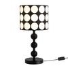 Modern LED Bedside Lamp with Unique Fabric Shade, 19.69-inch Cable, Bedroom Desk Light, E26 Base for Home Decor, Study, and Work Lighting