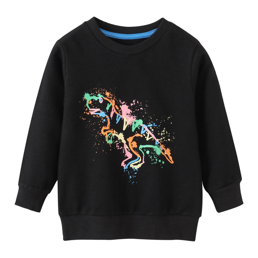 European Style Cotton Hoodie for Boys - Autumn/Winter Long Sleeve Terry Top