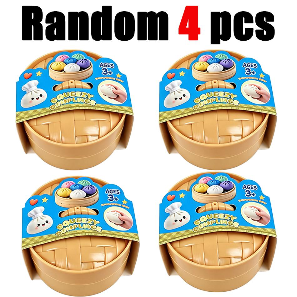 Glitter Squishies Dumpling Flash Dumpling Pressure Ball Slow Rebound Soft Pinch Decompression Office Decorat Birthday Gifts