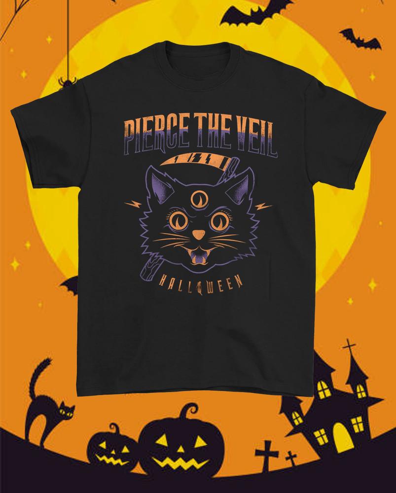 

Pierce The Veil happy halloween black T-shirt short sleeve S to 345Xl JJ2835 Unisex T-Shirt M