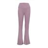 Pantaloni a zampa originali Lulu a vita alta con scanalature: Leggings a zampa d'elefante per Yoga e Pilates, effetto nudo, sollevamento glutei e snellenti.