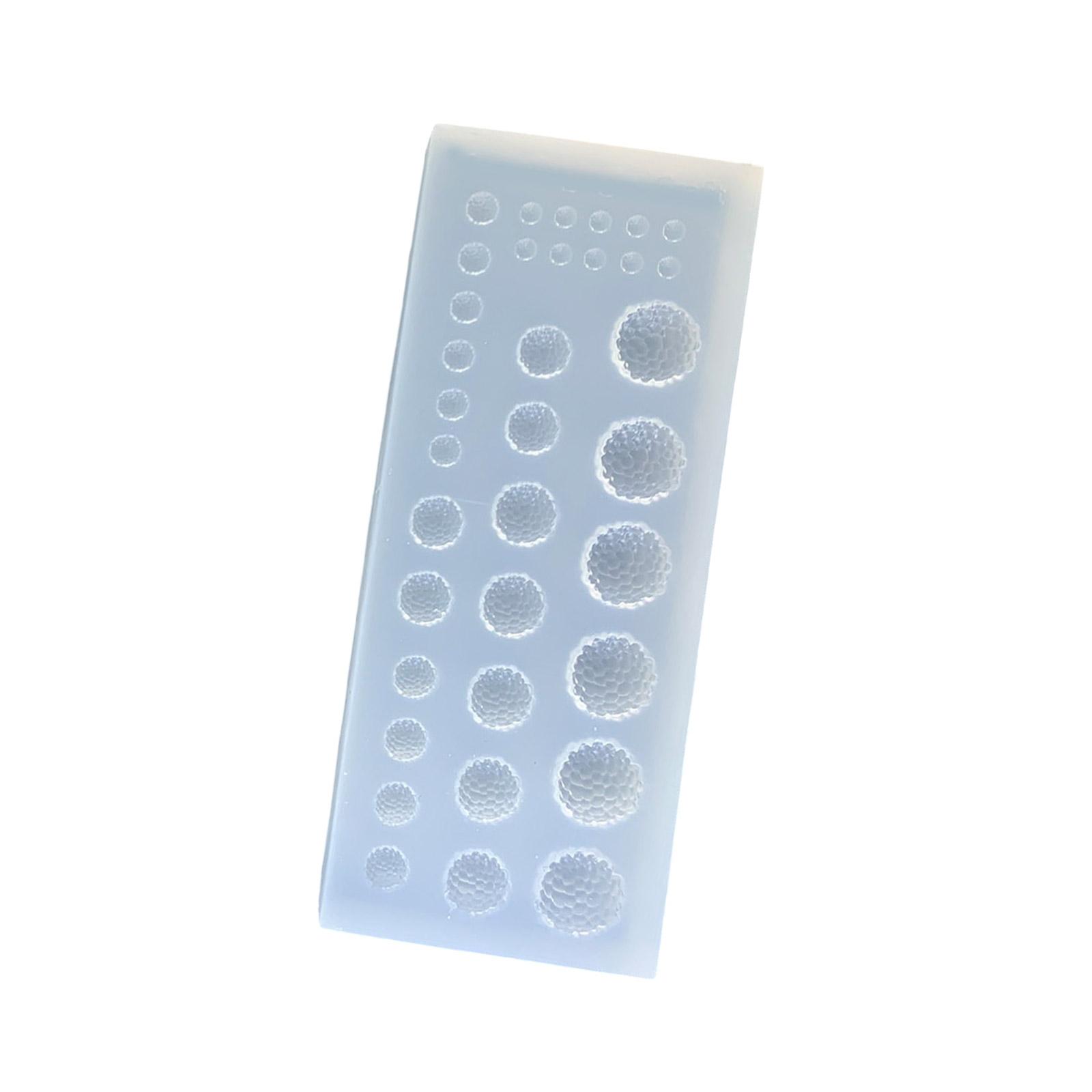 

Малиновая силиконовая форма для эпоксидной смолы, для изготовления украшений, пищевая форма, легкое извлечение, DIY аксессуары, украшение A