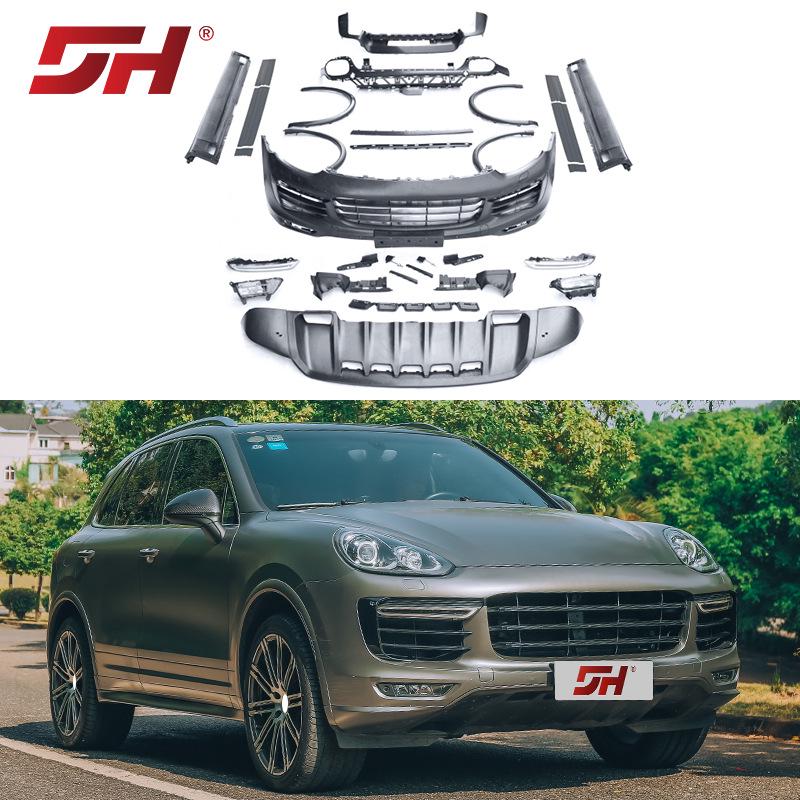 Compatible Turbo Front Bumper & GTS Body Kit for 15-17 Porsche Cayenne 958.2