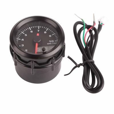 52mm  2in 7 Colors LED Speedometer Tachometer Car Modification Gauge