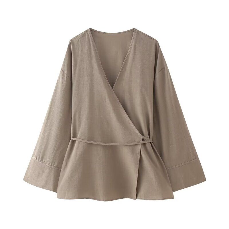 Fashion Style 2024 Autumn New Women's Clothing Vacation Style Long Sleeves Elegant Casual Outerwear Pants 5427744