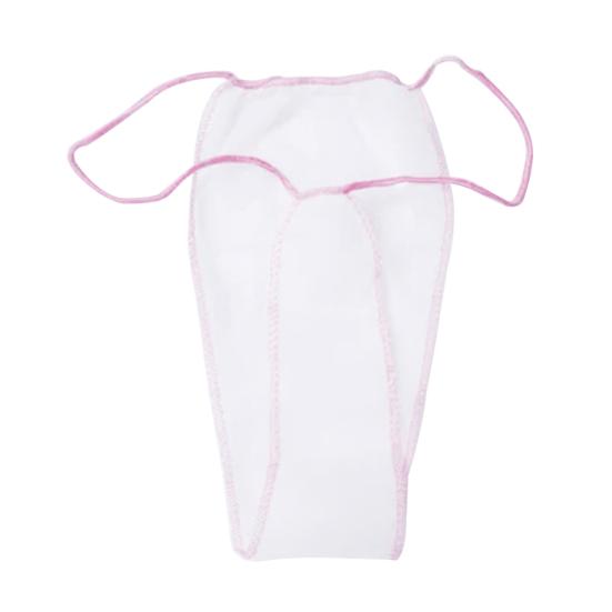 100Pcs/Set Disposable Panties Skin-friendly Easy to Carry Lightweight Convenient Women Disposable Underwear for SPA