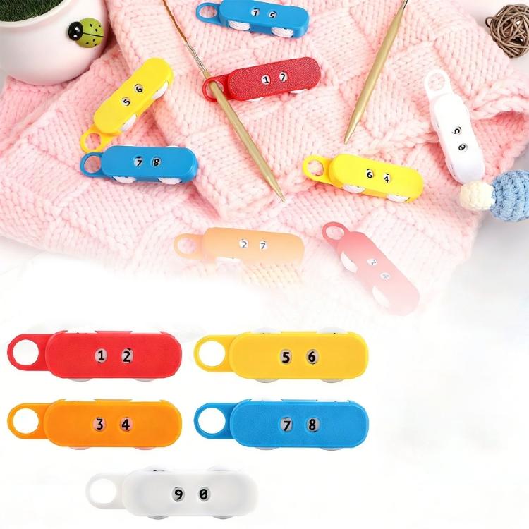 Professional Crochet Row Counter Plastic Designs for Craft Athletes and Educational Applications