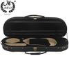 M MBAT 4/4 Violin Storage Case Simple Black Organiser with Strap Portable Canvas Violin Suitcase Professional Violin Accessories