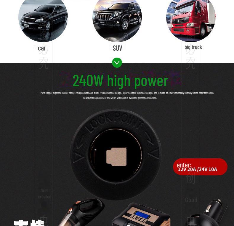 Universelles Dual-USB-Autoladegerät für Fahrzeuge - 12-24V