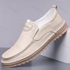 Fashion Autumn Men Casual Driving Shoes Designer Fashion Loafers Solid Color Big Size Soft Sole Non-slip Shoe Comfortable Leather Shoes