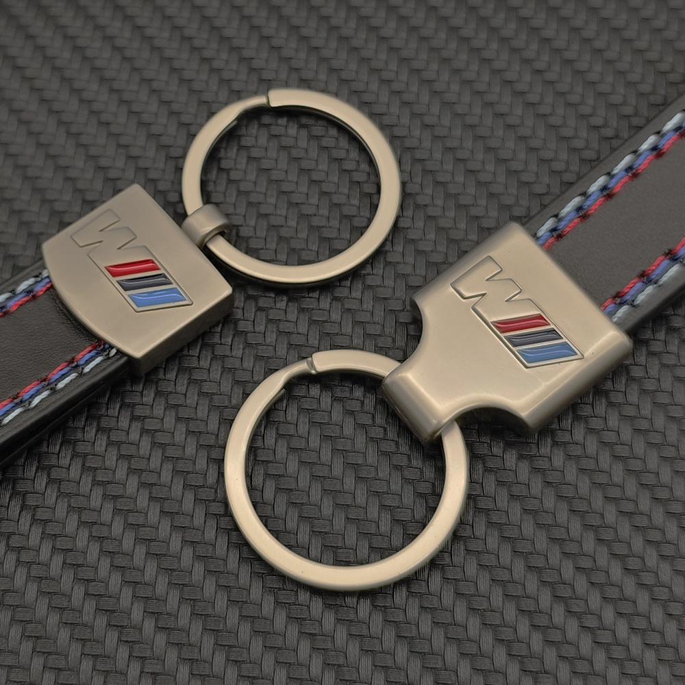Luxury Leather Car Keychain for BMW M Sport E39 E46 E90 E60 E30 E36 E87 E53 F15 F16 F20 F30 X3 X5 X6 Z3 Z4 M2 M3 M4 M5 Keyring ulbn07