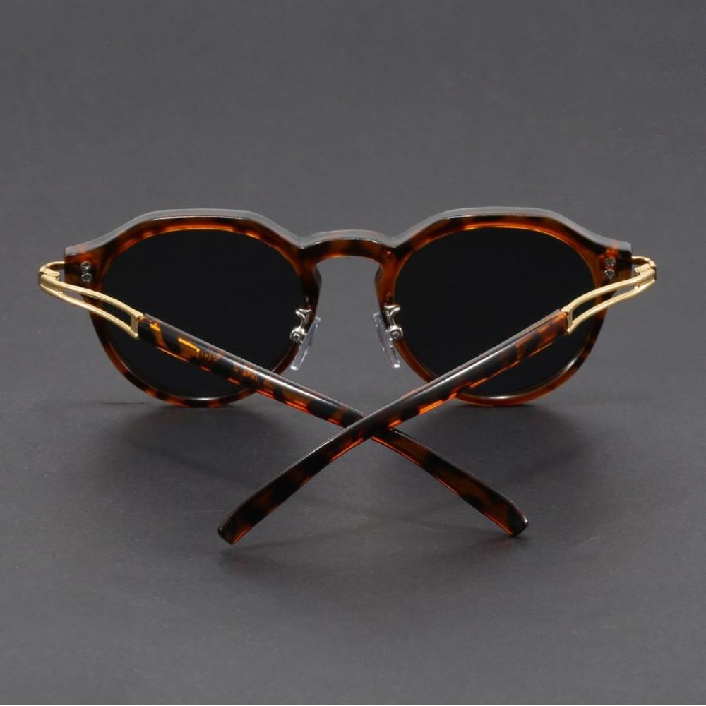Classic Vintage Sunglasses for Women Square Frame High Quality Outdoor Travel Ultraviolet Protection Leopard Print Sun Glasses
