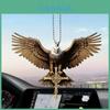 Vintage Acrylic Eagle Cross Car Hanging Ornament Perfect For Stylish Interior Decor