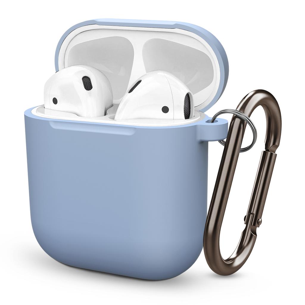 Silicone Cases For Airpods 1st 2nd Luxury Wireless Earphones Protective Cover Anti-drop Housing with Hook Headphone Accessories