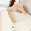 Women's Sweet Style V-Neck Button T-Shirt